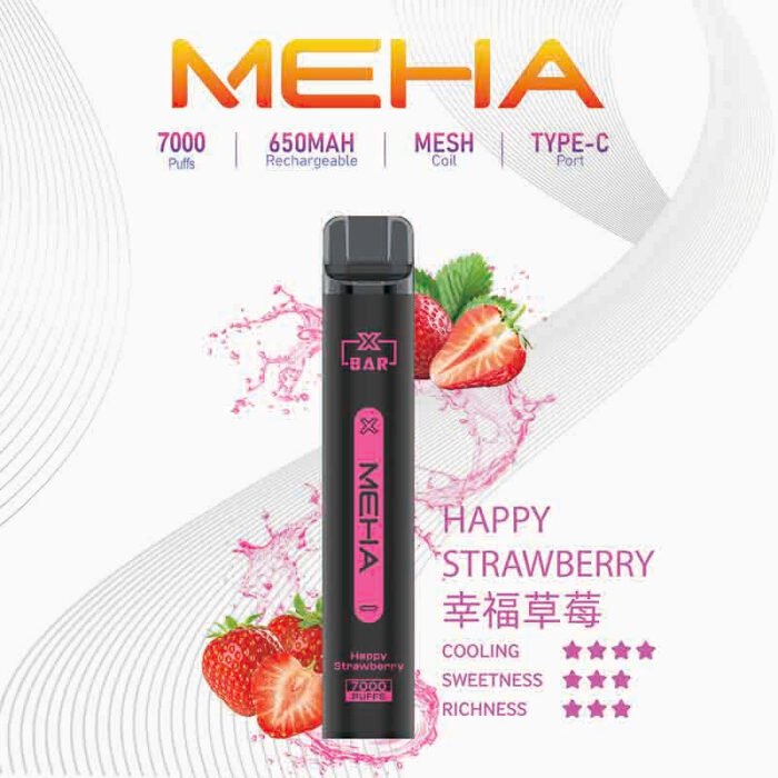 MEHA XBAR 拋棄式 7000口小黑條：圖片 7