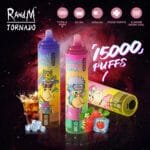 FUMOT RandM 15000 Puffs 拋棄式電子煙 歐美爆款 炫彩LED螢幕