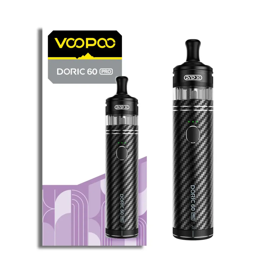 VOOPOO Doric 60 Pro 筆型電子煙主機 PnP X 霧化芯細節-熱力蒸氣電子菸推薦