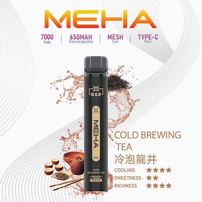 MEHA XBAR 拋棄式 7000口小黑條：圖片 6