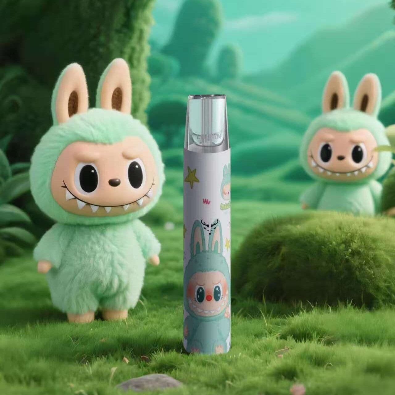 幸運 LUCKIN 主機限量拉布布潮流外觀設計細節-熱力蒸氣電子菸推薦