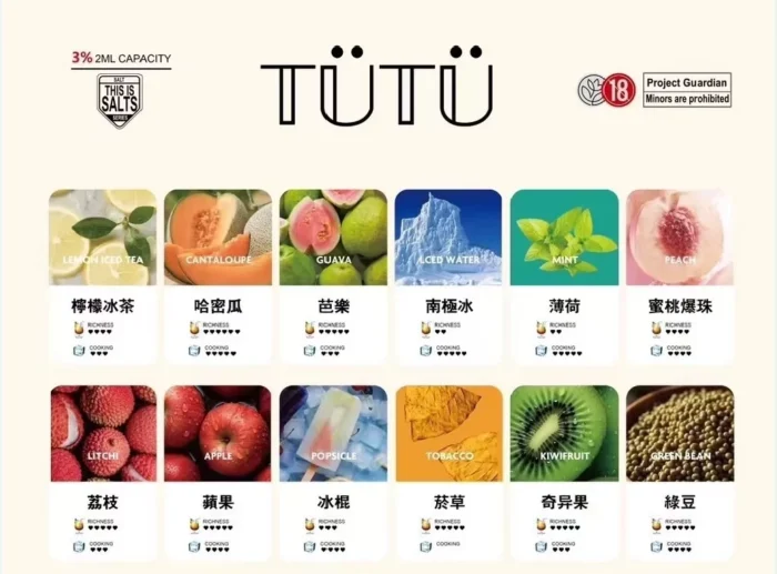 Tutu煙彈 一代菸彈 原TUT一代更名 通配悅刻Relx SP2S LANA一代主機 台灣電子煙批發 711到付：圖片 2