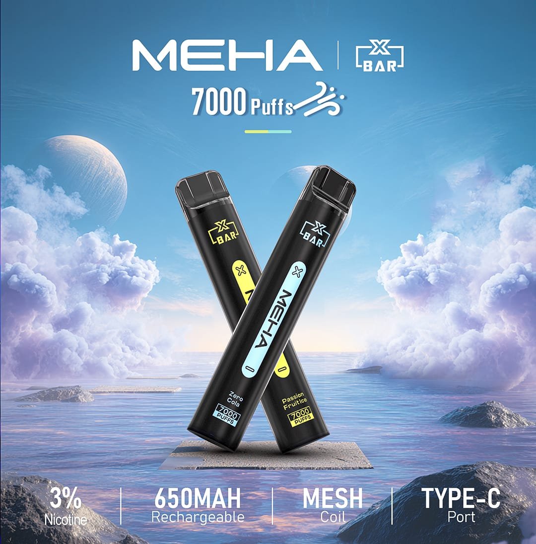 MEHA7000口XBAR小黑條 小黑條拋棄式電子菸 主視覺